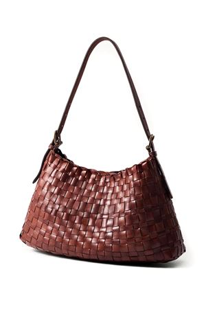 Burnt Brown Hobo Salvage Shoulder Bag DRAGON DIFFUSION | 8170BRUCIATO